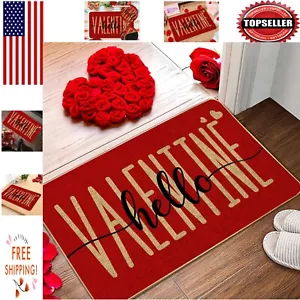 Elegant Handmade Valentine’s Day Doormat: 29''x17'' Low Pile & Stain Resistant - Picture 1 of 10