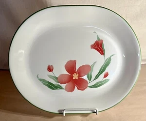 Corelle Pacific Bloom 12 1/4" Ovale Servierplatte - Bild 1 von 2