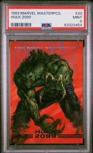 1993 Marvel Masterpieces Hulk 2099 #20 PSA 9 - Picture 1 of 2