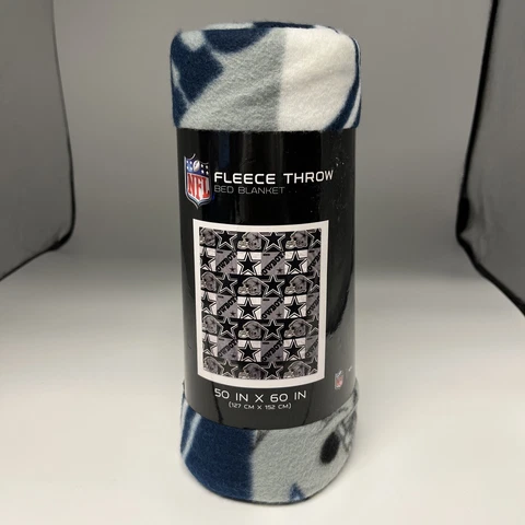 Dallas Cowboys NFL Northwest 50"x60" Split Wide Soft Fleece Throw Blanket Cover