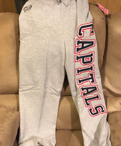 WASHINGTON CAPITALS NHL GIRLS Sweatpants SMALL NEW W/ TAGS REEBOK SWEATS MSRP 45 Cover