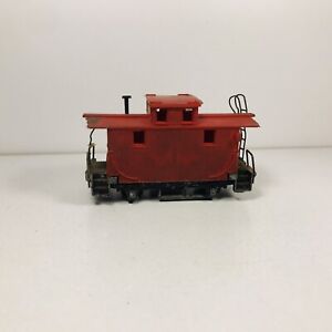HO Mantua Custom Red Bobber Caboose  Model Railroad Freight Train Railcar