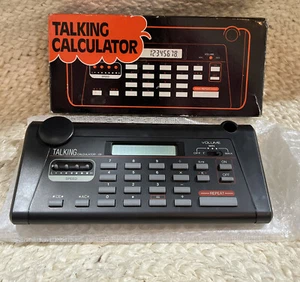 RARE Talking Desktop Calculator Model 6616 Vintage With Box - Picture 1 of 9