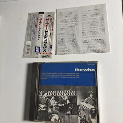 The Who – The Singles (CD, 1994) POCP-2351  Japan obi - Image 1 of 4