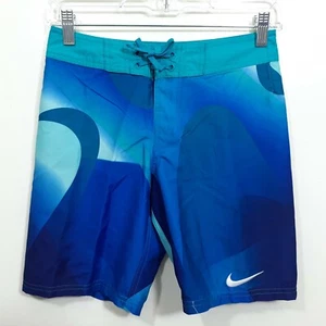 Nike Boys Blue 8 inch Spectrum Drift Board Shorts Size Medium NESSA792-376 - Picture 1 of 7