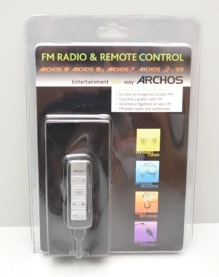Archos FM-Radio & Fernbedienung Archos 5/5g/7  FM-Radio Hören & aufnahmen Neu - Bild 1 von 3