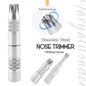 DEUTSCHE Edelstahl Reise Nasen Ohr Haarschneidemaschine Trimmer Pflegeset - Bild 1 von 8