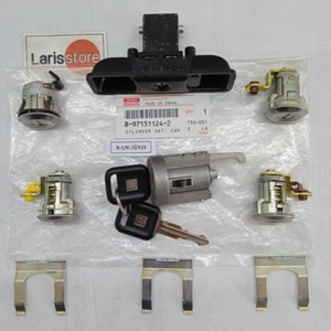 Isuzu Trooper 1981-1991 Ignition Lock Cylinder Full Set Key 8-97151124-2 NEW - Picture 1 of 9