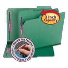 Smead? Colored Pressboard Fastener Folders, Letter, 1/3 Cut, Green, 25/Box