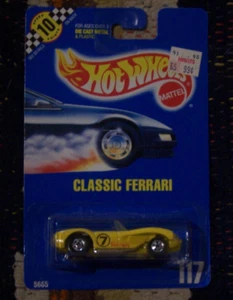 Hot Wheels Ferrari Classic 1990 New On Blue Card #117 - Bild 1 von 2