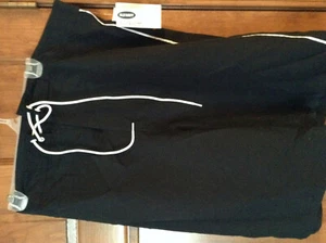 Nuevos Pantalones Cortos Antiguos Marinos Negros Talla 40 Entrepierna 10 Rayas Por Cabello Nuevo con Etiquetas - Imagen 1 de 2