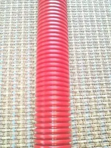 Split Loom 1 " X 48" Tubing red Wire & Hose Cover, Audio, Video, Cords, Pre-slit - Picture 1 of 3