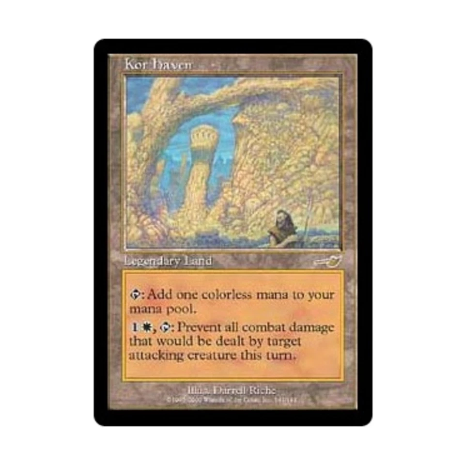 WOTC MtG Nemesis Kor Haven (R) VG - Image 1 of 1