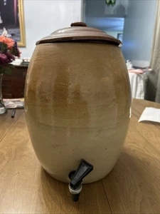 Vintage Steinzeug Vinaigrier/Wasserkühler - Bild 1 von 5