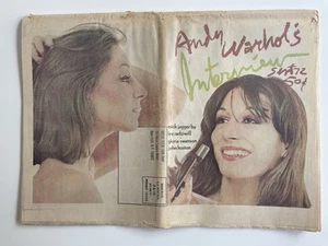 Andy Warhol’s Interview! Magazine September 1972 Anjelica Huston Cover! - Picture 1 of 2