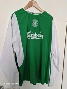 Hibernian 2003/2004 L/S 50/52 Football Shirt Jersey Size XXL Used, Scotland Hibs - Picture 1 of 7