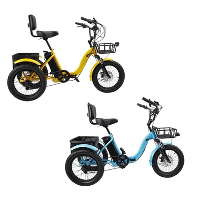 Triciclo Eléctrico 18" 48V 13AH 350W (pico 525W) Velocidad Variable con Pantalla IPX7 Foto 1 de 4