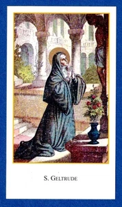 Santino Heilige Karte Bild Pieuse Heiligenbild S.Geltrude - Bild 1 von 1