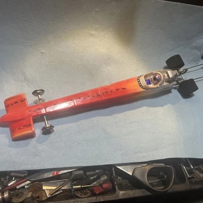 Coche Ranura 1/24 Dragster Con Fuerte Motor Quad 12!! Ver fotos Foto 1 de 4