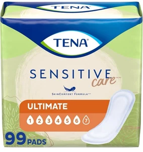 Tena Sensitive Care Incontinence Pads Ultimate Absorbency 99 Count - Picture 1 of 7