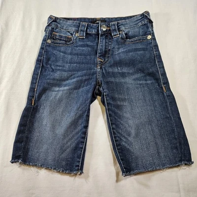 Pantalones cortos True Religion Riley para mujer talla 24 azul denim  Foto 1 de 4