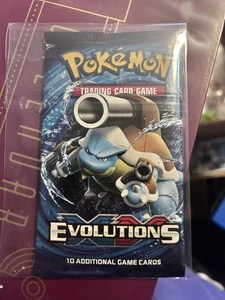 2016 XY Evolutions Pokémon TCG Blastoise Ten Card Booster Pack 21,39g - Bild 1 von 4