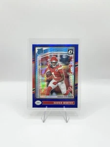 XAVIER WORTHY RC BLUE HYPER - 2024 DONRUSS OPTIC - Picture 1 of 2
