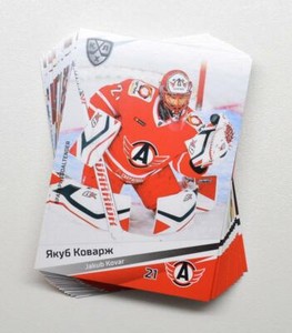 2020-21 Sereal KHL Base Avtomobilist Ekaterinburg Full 18-Card Set