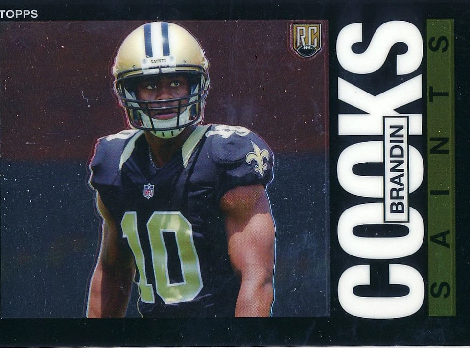 BRANDIN COOKS - 2014 Topps Chrome 1985 Rookie Insert #31 - New Orleans Saints RC - Image 1 of 1