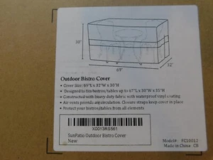 Sunpatio Bistrot Set Cover - Collezione Outdoor Cover - Nuovo con scatola - Foto 1 di 4
