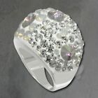 Silberdream Ring Ladies Size 57 925er Sterling Silver White Jewellery SDR014W8