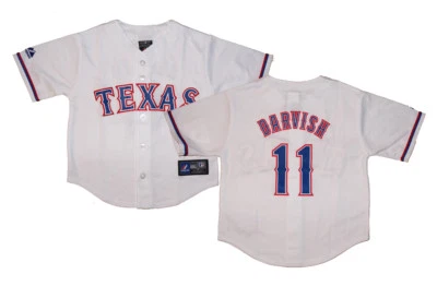 NWT Majestic Yu Darvish Texas Rangers Kids 4-7 Home Jersey - Image 1 of 4