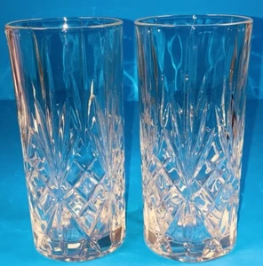 RCR Cristalleria Italiana 6” Highball Glass Pair Vintage McM Gorgeous Bar Ware - Picture 1 of 11