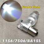 Strobe Flash Reverse light 1156 BA15S 7506 P21W 5007 SMD LED WHITE W1 Fits E