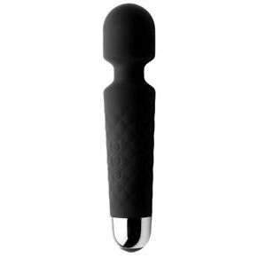 Wand Essentials: Deep Velvet 18x Silicone Massage Wand ---FREE SHIPPING!!!