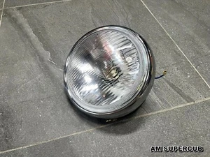 Honda CG110 CG125 XL125 XL175 XL250 XL350 Headlight Lamp 6" inch + Bulb 6V - Foto 1 di 5