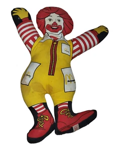 Vintage 1987 McDonald's Ronald McDonald 12” Plush Pillow Doll Advertising - Picture 1 of 9