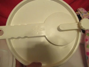 Vintage Copco Salad Spinner White Sam Lebowitz Made in USA - Picture 1 of 4