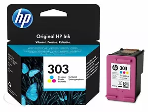 Original HP 303, Tri-Colour Ink Cartridge, Envy 6220 6230 6234 7130 7134 T6N01AE - Picture 1 of 1