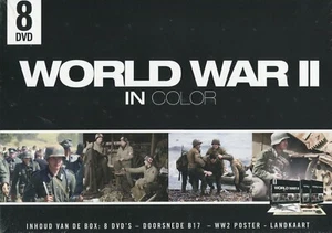 World War II in Color (8 DVD's + Landkaart + WW2 Poster + Doorsnede B17) - Picture 1 of 2