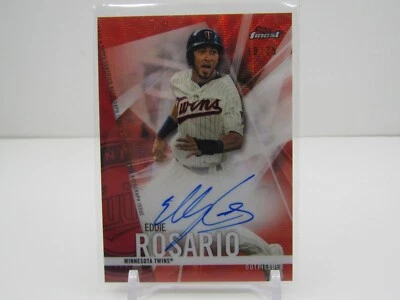 EDDIE ROSARIO 2016 TOPPS FINEST RED WAVE AUTOGRAPH AUTO!  #10/25! MINNESOTA TWIN - Image 1 of 2