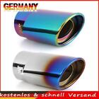 Burnt Color Stainless Steel Car Exhaust Tip Muffler Straight Tail Pipe Silencer