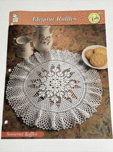 Somerset Ruffles Crochet Doily Pattern House of White Birches - Picture 1 of 3