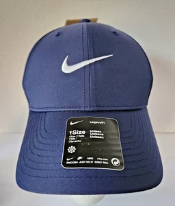 Nike Adult Unisex Golf Hat Cap Legacy91 Navy Blue DH1641-419 - 1 Size - Picture 1 of 4