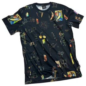PAUL SMITH 100% COTTON MULTICOLOURED T-SHIRT / TOP BRAND NEW TAGS RARE SZ-S - Picture 1 of 15