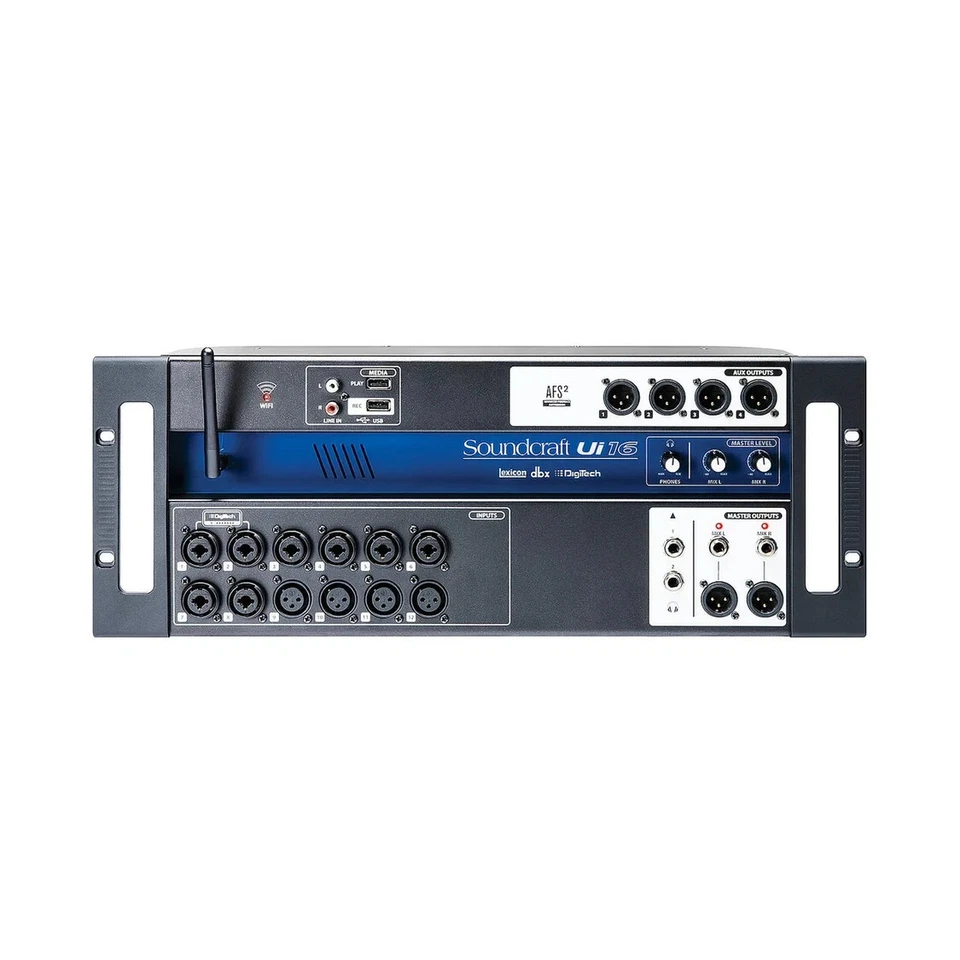 Soundcraft Ui16 16 Input Digital Mixer w/Wifi+App Control+Recording Ui 16 (Used) - Image 1 of 3
