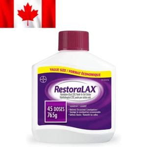 RestoraLAX Powder Laxative, Effective Relief, No Taste, 45 Doses, 765 grams - Picture 1 of 1