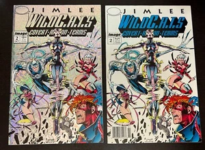 WILDCATS #2 (Image Comics 1992) -- Jim Lee -- 1st Printing + NEWSSTAND Variant - Picture 1 of 3