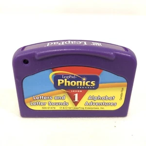 LEAP PAD LEAPFROG PHONICS PROGRAM LESSON 1 ALPHABET ADVENTURE LETTER SOUNDS GAME - Picture 1 of 2