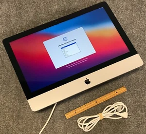 Apple iMac A1418 MF883LL/A 2014 21.5" Aio i5-4260U 8GB RAM 500GB HDD w/Cord - Picture 1 of 2